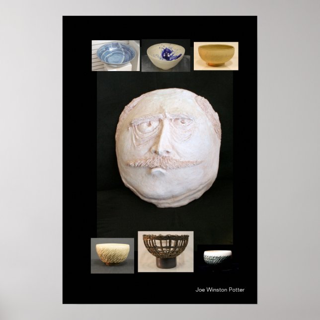 Portrait von Künstlerplakaten Poster (Vorne)