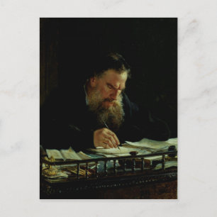 Portrait von Lev Tolstoy Postkarte