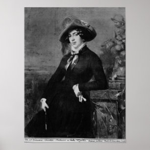 Portrait von Lola Montez , 1844 Poster