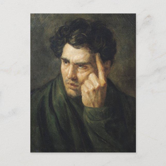 Portrait von Lord Byron Postkarte (Vorderseite)