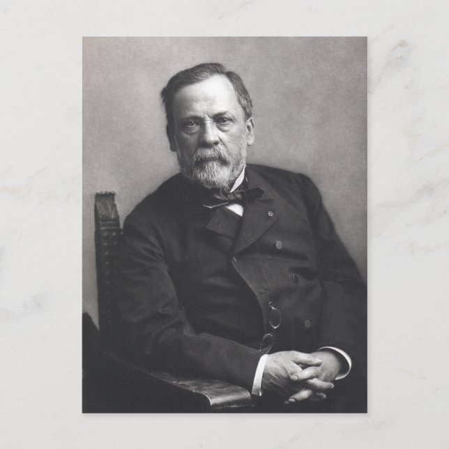 Portrait von Louis Pasteur von Nadar (Datum vor 18 Postkarte (Vorderseite)