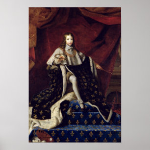 Portrait von Louis XIV. im Alter von 10, 1648 Poster