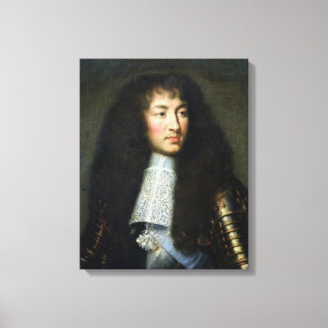 Portrait von Louis XIV Leinwanddruck (Vorderseite)