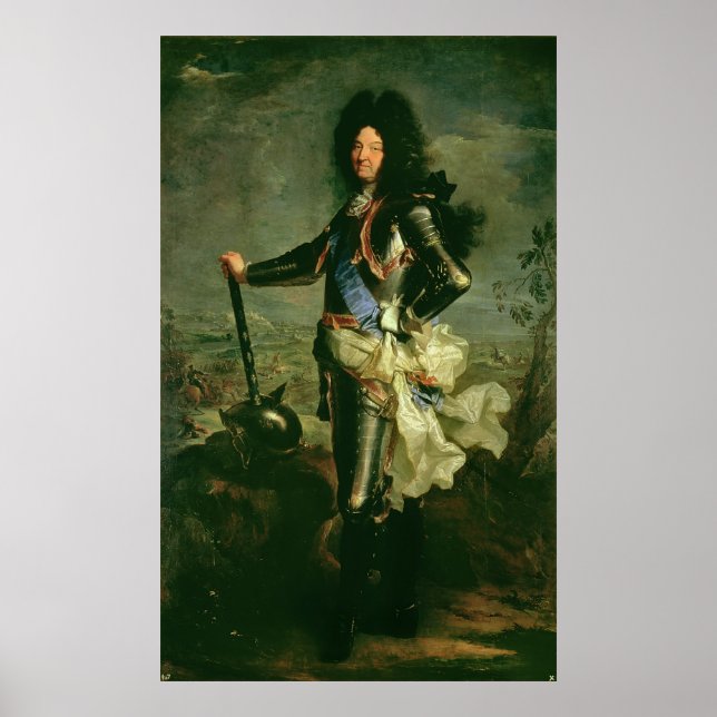 Portrait von Louis XIV Poster (Vorne)