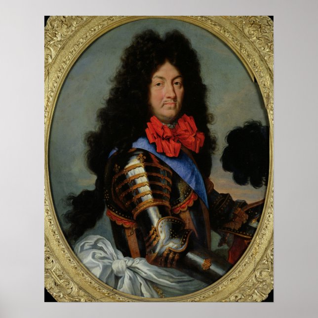 Portrait von Louis XIV Poster (Vorne)