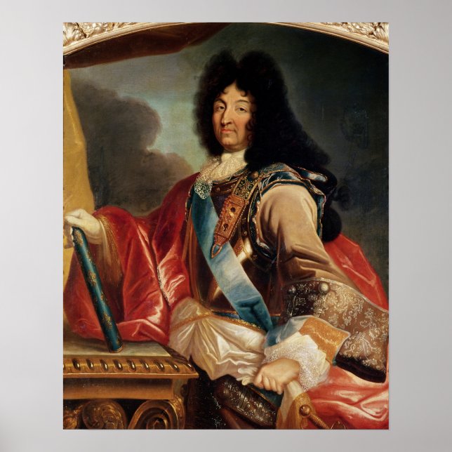 Portrait von Louis XIV Poster (Vorne)