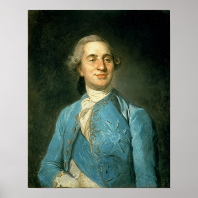 Portrait von Louis XVI 1775 Poster (Vorne)
