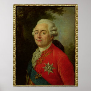 Portrait von Louis XVI King of France Poster