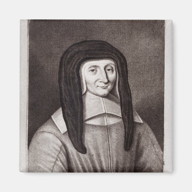 Portrait von Louise de Marillac Magnet (Vorne)