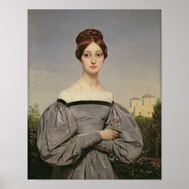 Portrait von Louise Vernet Tochter Poster (Vorne)