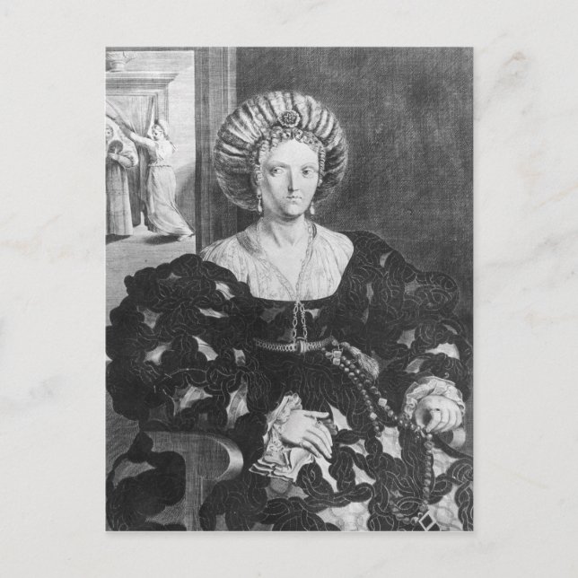 Portrait von Lucrezia Borgia Postkarte (Vorderseite)