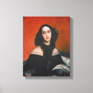 Portrait von M.A. Bek, 1840 Leinwanddruck