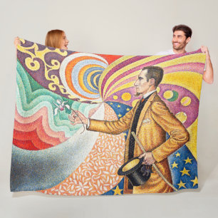 Portrait von M. Félix Fénéon 1890 von Paul Signac Fleecedecke