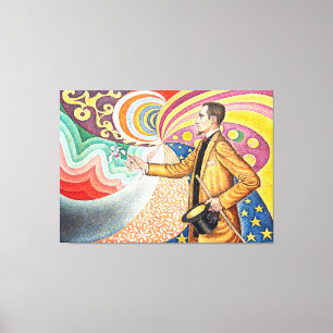 Portrait von M. Félix Fénéon 1890 von Paul Signac Leinwanddruck