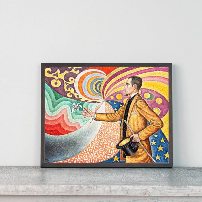 Portrait von M. Félix Fénéon 1890 von Paul Signac Poster (Von Creator hochgeladen)