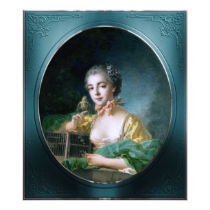 Portrait von Madame Badouin von François Boucher Fotodruck