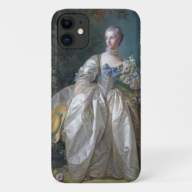 Portrait von Madame Bergeret, Boucher Case-Mate iPhone Hülle (Rückseite)