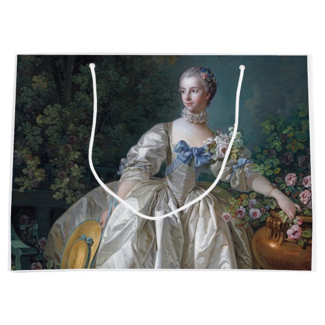 Portrait von Madame Bergeret, Boucher Große Geschenktüte (Vorderseite)