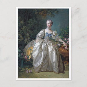 Portrait von Madame Bergeret, Boucher Postkarte
