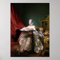 Portrait von Madame de Pompadour