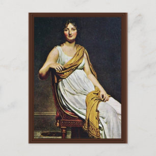 Portrait von Madame de Verninac von David Jacques- Postkarte