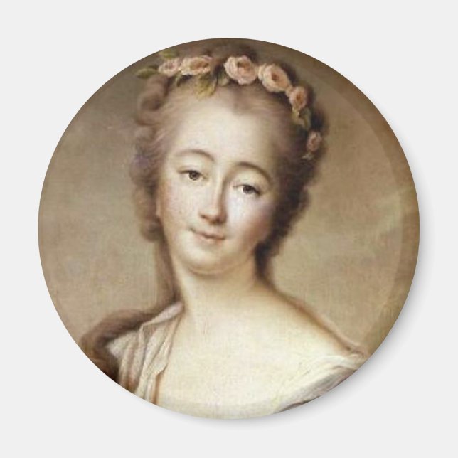 Portrait von Madame du Barry Magnet (Vorne)