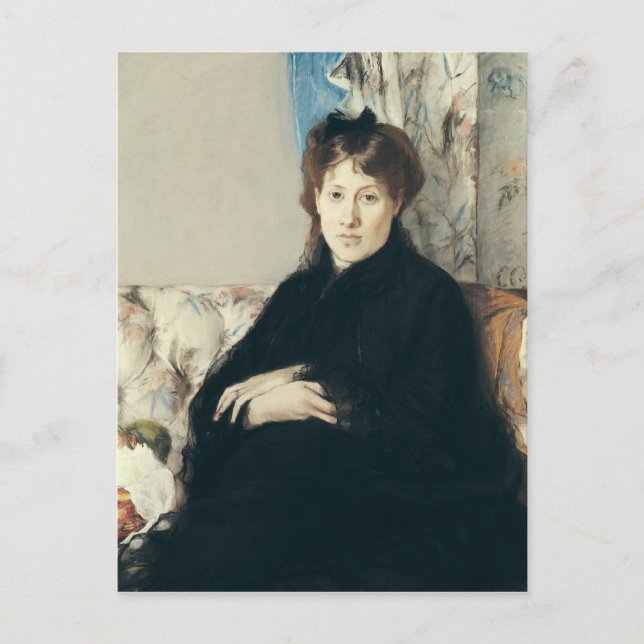 Portrait von Madame Edma Pontillon 1871 Postkarte (Vorderseite)