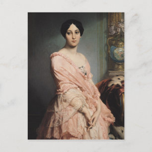 Portrait von Madame F, 1850-51 Postkarte