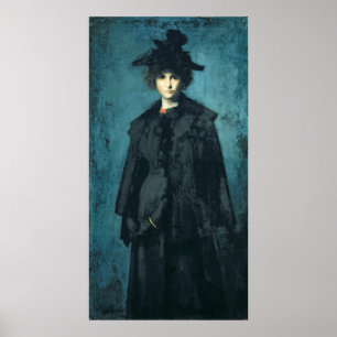 Portrait von Madame Laura Leroux Poster