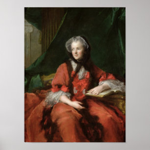 Portrait von Madame Maria Leszczynska 1748 Poster