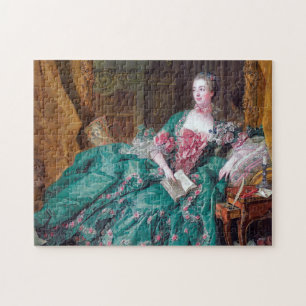Portrait von Madame Pompadour, Boucher, 1756 Puzzle