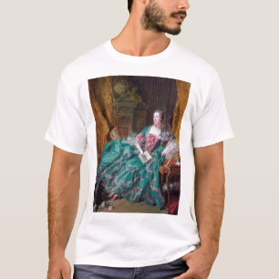 Portrait von Madame Pompadour, Boucher T-Shirt