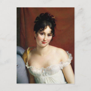 Portrait von Madame Recamier Postkarte
