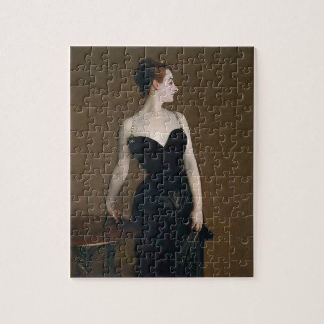 Portrait von Madame X (Madame Gautreau) von Sargen Puzzle (Vertikal)