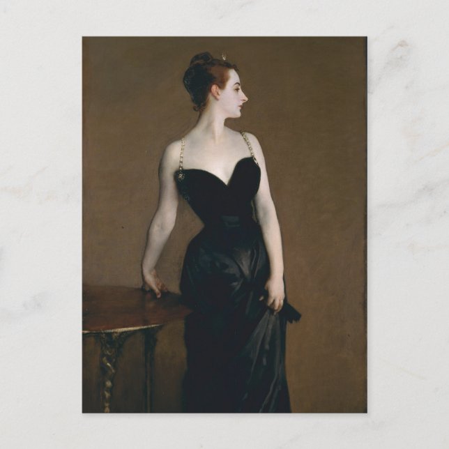 Portrait von Madame X von John Singer Sargent, 188 Postkarte (Vorderseite)