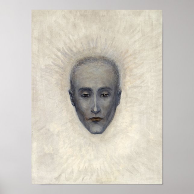 Portrait von Marcel Duchamp von Florine Stettheime Poster (Vorne)