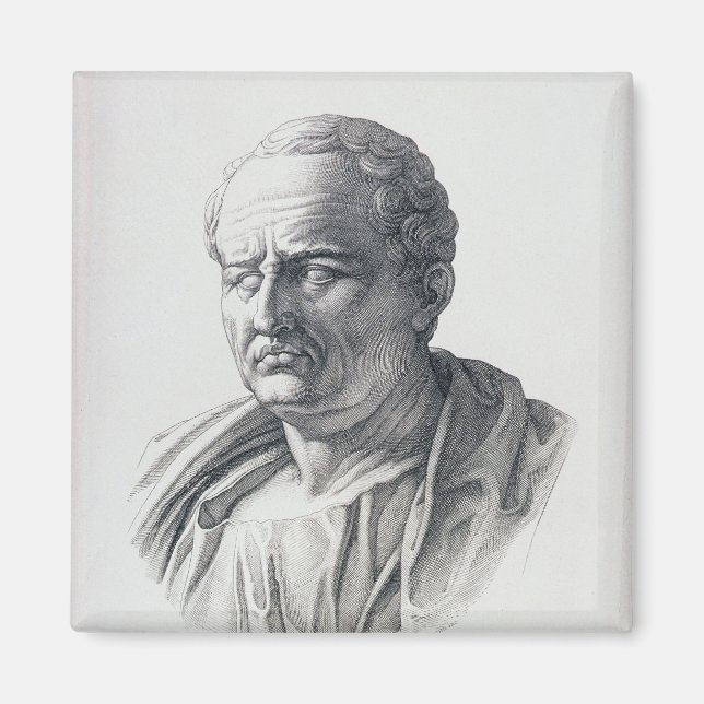 Portrait von Marcus Tullius Cicero Magnet (Vorne)