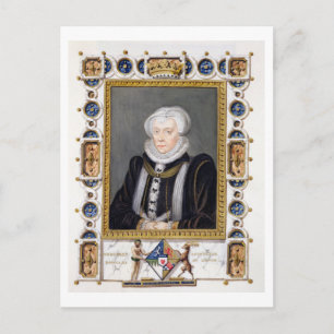 Portrait von Margaret Douglas (1515-78) Grafen von Postkarte