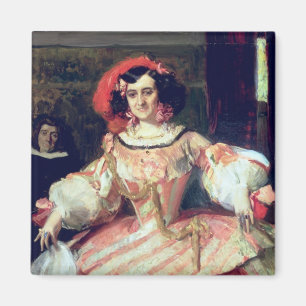 Portrait von Maria Guerrero Magnet