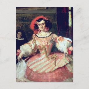 Portrait von Maria Guerrero Postkarte