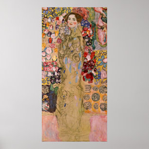 Portrait von Maria Munk von Gustav Klimt Poster