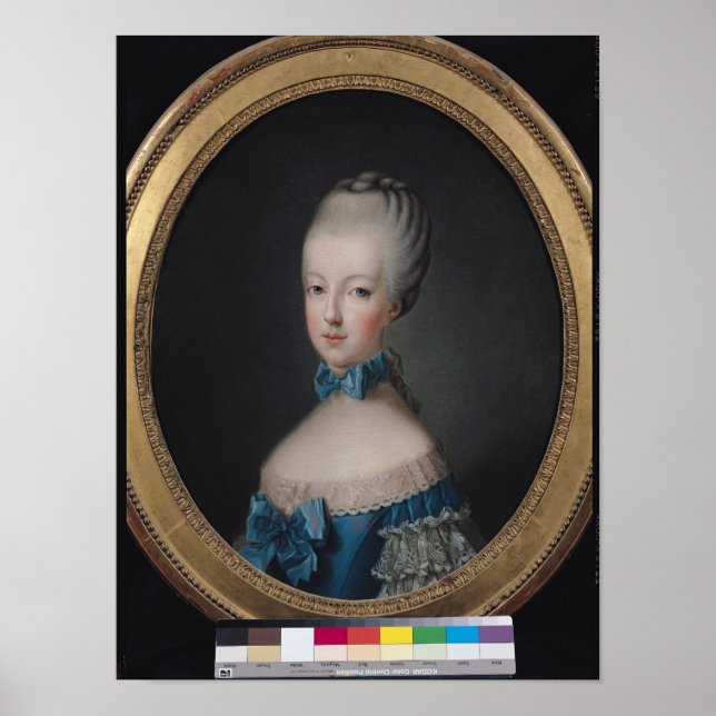 Portrait von Marie-Antoinette de Poster (Vorne)
