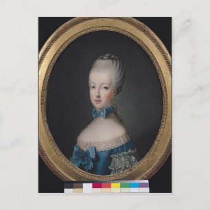 Portrait von Marie-Antoinette de Postkarte