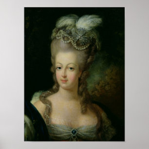 Portrait von Marie-Antoinette Poster