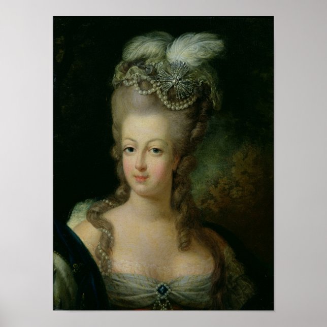 Portrait von Marie-Antoinette Poster (Vorne)