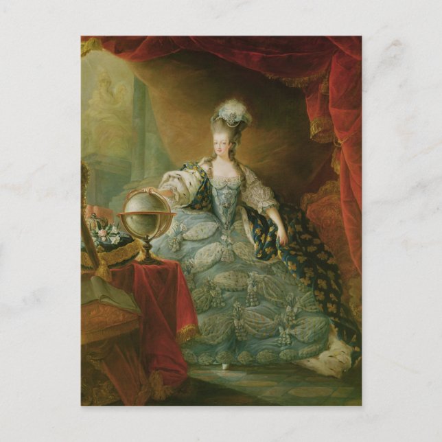 Portrait von Marie Antoinette Queen of France Postkarte (Vorderseite)