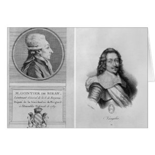 Portrait von Marie Francois Gontier de Biran