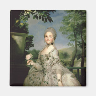 Portrait von Marie-Louise of Bourbon Magnet