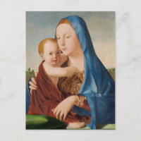 Portrait von Mary Holding Baby Jesus