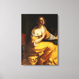 Portrait von Mary Magdalene (Artemisia Gentileschi Leinwanddruck